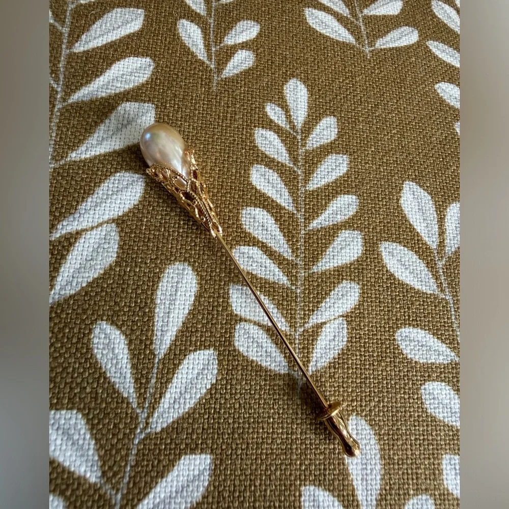 Vintage Pearl Stick Pin